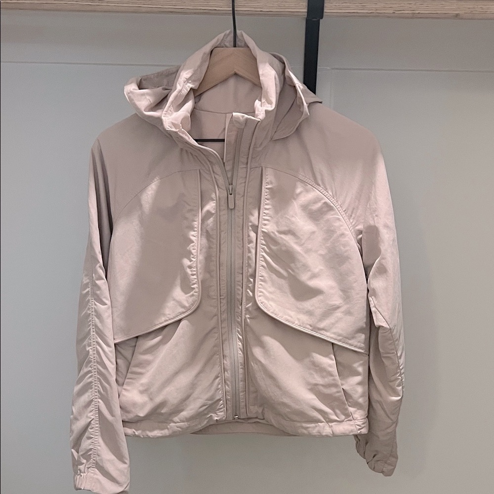 Women’s light blush pink Jacket - hooded